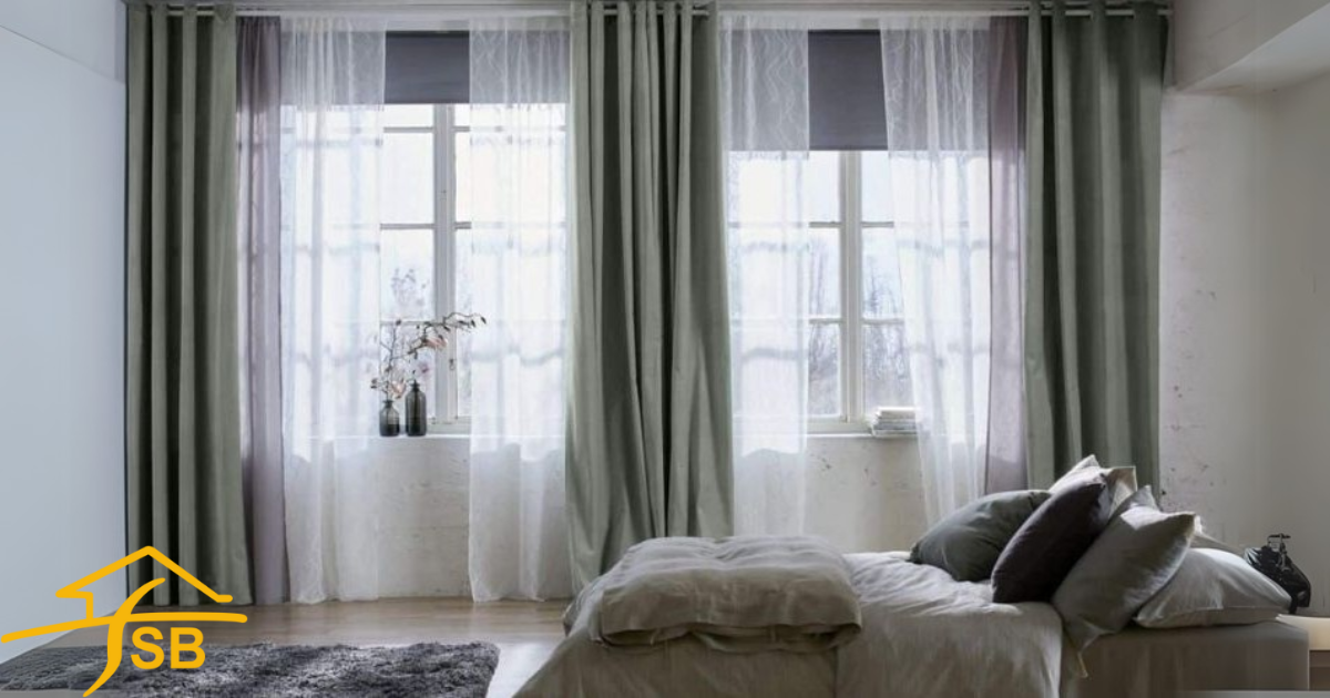 Layered sheer and blackout combinations Bedroom Curtain Designs